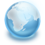 Blue Earth Icon 64x64 png